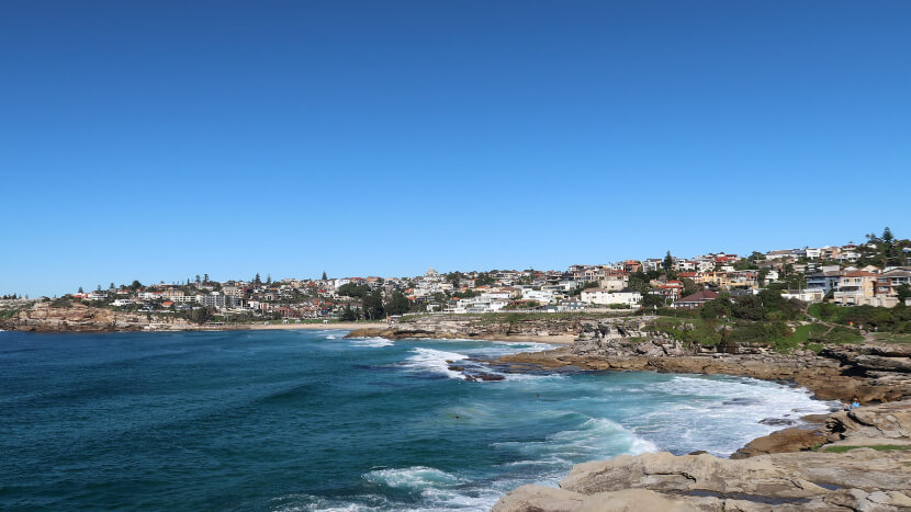 View from coastal walk