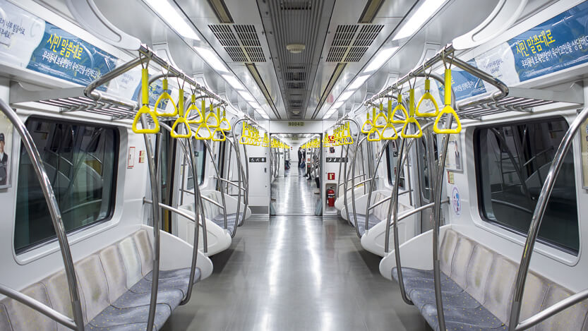 Subway in Seoul South Korea