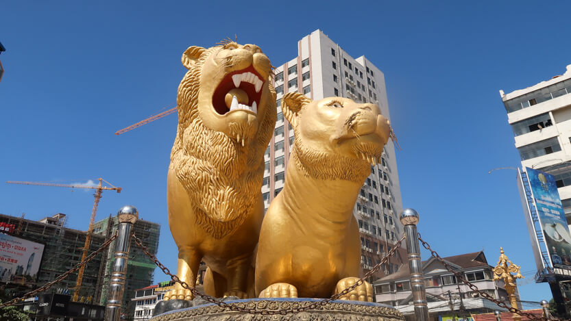 Golden Lions Roundabout